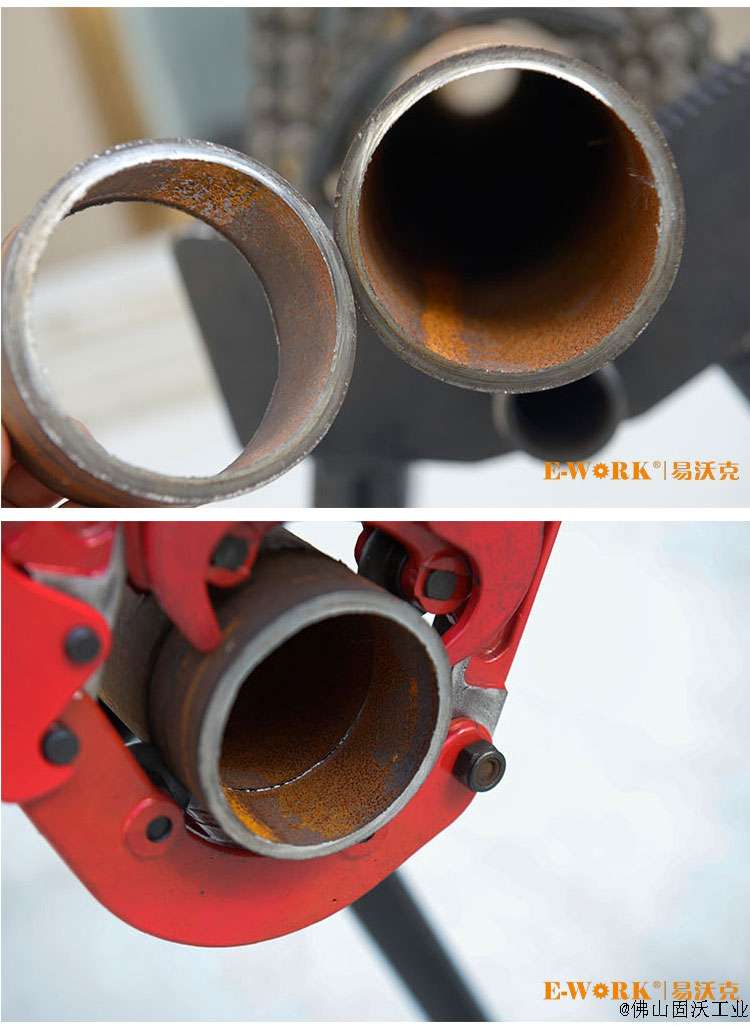 重型钢管铸铁管四刀轮绞接式冷切割刀石油化工厚壁管线防爆切割机